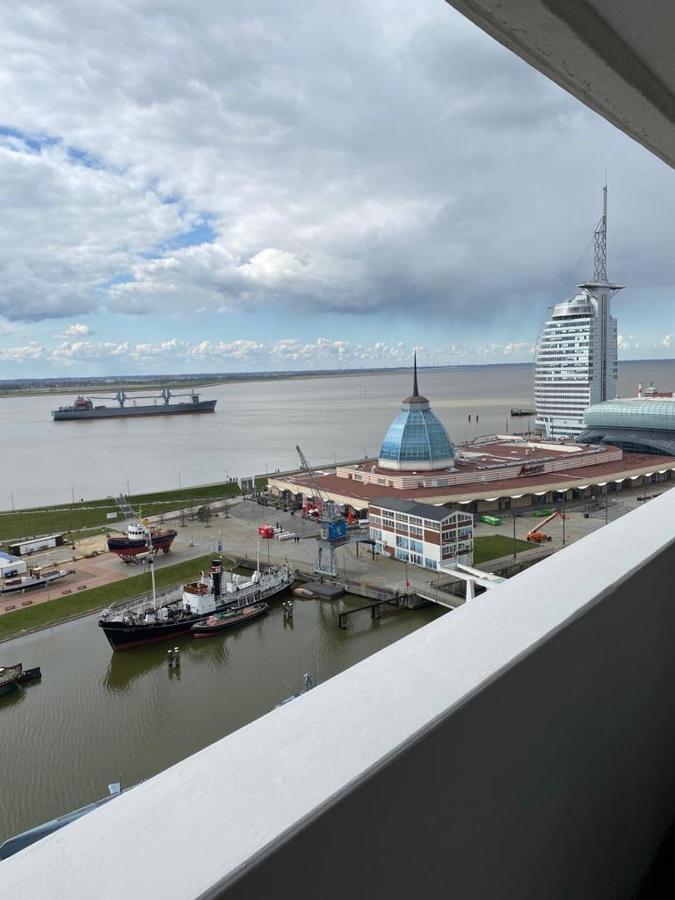 Ferienwohnung Weserblick Hundertwasser Bremerhaven Ngoại thất bức ảnh