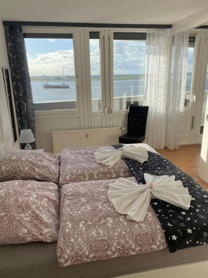 Ferienwohnung Weserblick Hundertwasser Bremerhaven Ngoại thất bức ảnh